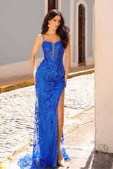 Nox Anabel G-1363 Sequined Prom or Evening Gown