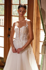 Nox Anabel JE-1021 Embroidered Tulle Bridal Gown