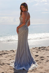 Nox Anabel R1715 prom gown in silver