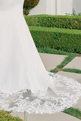 Nox Anabel JW1050 Fitted Satin And Beaded Lace Bridal Gown