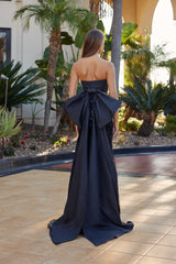 Nox Anabel Q1781 Full Sequin Prom Gown With Bow Train