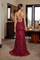 Nox Anabel C1836 Couture Style Fully Beaded Prom Gown