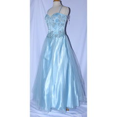 Juliet 1049 Satin & Tulle Cinderella Prom or Ball Gown