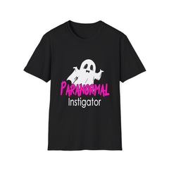 Paranormal Instigator Ghost T-Shirt — Cute Spooky Halloween Tee