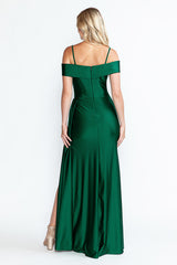 Lenovia 5320 Off The Shoulder Venus Satin Bridesmaid Or Military Ball Dress