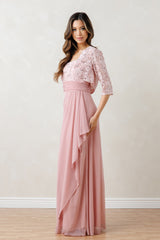 Eva USA 3094 Mothers Formal Gown In Chiffon And Lace, Jacket