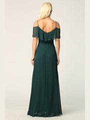 Eva USA 3263-Plus Chiffon Bridesmaids Gown