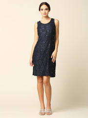 Eva USA 3365 Short Lace Mother Of The Bride Dress With Matching Jacket