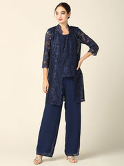 Eva USA EV-3366 Three Piece Mother's Pant Suit Set