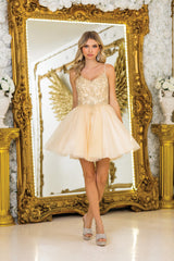 Dancing Queen 3413 Short Homecoming or Prom Dress