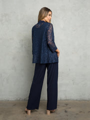 Eva USA 3455 Three Piece Mothers Pant Suit