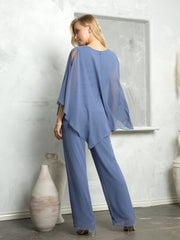 Eva USA 3463 Women's Chiffon Pant Suit