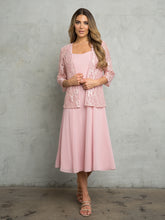 Eva USA EV-3489 Short Two piece Lace and Chiffon Mother's Gown