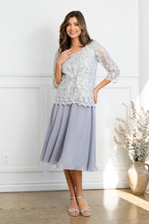 Eva USA 3530 Short Three Piece Formal Mother's Gown