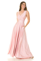 Lenovia 5242 Sleeveless Bridesmaid Dress with Pockets