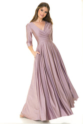 Lenovia 5243 Wrap Style Bridesmaid Dress