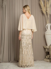 Eva USA 5255 Embellished Formal Gown