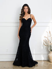 Eva USA 5277 Fit and Flare Formal Gown