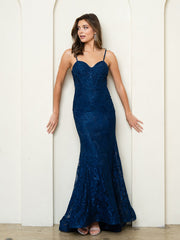 Eva USA 5277 Fit and Flare Formal Gown
