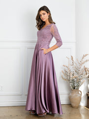 Eva USA 5286 Satin Mother of the Bride or Groom Gown