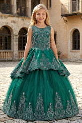 Cinderella Couture Kids 8018 Mini Quinceañera Princess Gown With Removable Skirt
