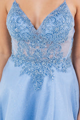 Cinderella Couture #8275J Shimmer Tulle With Lace Prom Gown