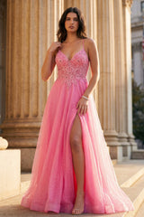 Cinderella Couture #8275J Shimmer Tulle With Lace Prom Gown