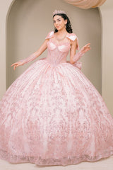 Cinderella Couture 8530JQ Elegant Quinceanera Gown In Shimmering Tulle & Lace