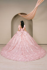 Cinderella Couture 8530JQ Elegant Quinceanera Gown In Shimmering Tulle & Lace