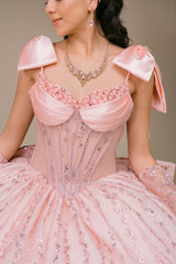 Cinderella Couture 8530JQ Elegant Quinceanera Gown In Shimmering Tulle & Lace