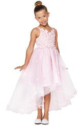 Cinderella Couture CCK-9019 High-Low Flower Girl or Pageant Dress