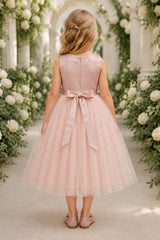 Cinderella Couture CCK-9201 Classic Flower Girl Dress With Bow