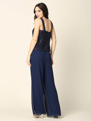 Eva USA 3383 Three Piece Mothers Pant Suit