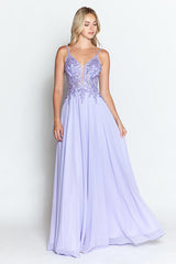 Lenovia 8185-C Formal Evening or Prom Gown