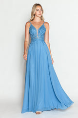Lenovia 8185-C Formal Evening or Prom Gown