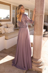 Nox Anabel MF-103 Floor Length Mother's Formal Gown