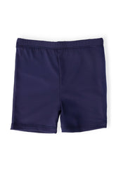 Mila & Rose Solid Navy Blue Twirl Shorts For Girls