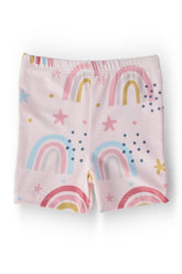Mila & Rose Over the Rainbow Twirl Shorts For Girls