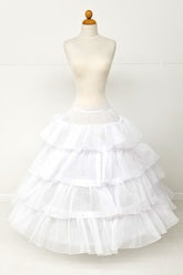 Chicas PC3025 Ruffled Five Hoop Crinoline Petticoat For Quinceanera Gown