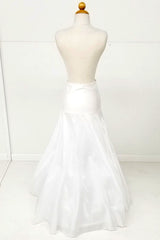 Chicas PC303WH Two Hoop Crinoline Petticoat For Formal Gown