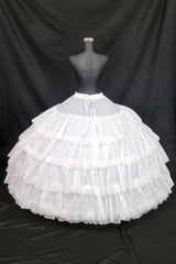 Chicas PC3255 Extra Large Five Hoop Crinoline Petticoat For Quinceanera Gown