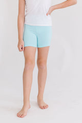 Mila & Rose Aqua Twirl Shorts For Under Girls Dresses