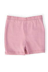 Mila & Rose Solid Vintage Pink Twirl Shorts For Girls