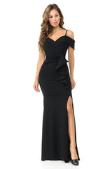 Lenovia 5206 Techno Crepe Bridesmaids Dress