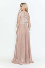 Lenovia 8341 Mothers Formal Gown with Matching Jacket