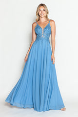 Lenovia 8185-C Formal Evening or Prom Gown