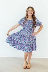 Mila & Rose Darling Daisies Smocked Ruffle Dress For Girls