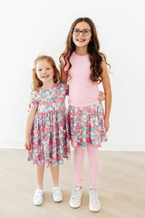 Petal Pretty S/S Pocket Twirl Dress