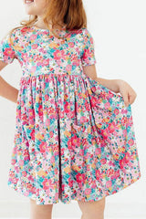 Petal Pretty S/S Pocket Twirl Dress