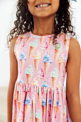 Mila & Rose Ice Cream Dreams Tank Twirl Dress